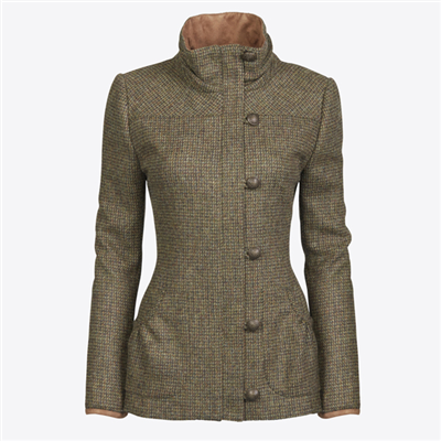 Dubarry Ladies Bracken Tweed Coat - Heath